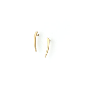 18k yellow gold / 3225 tiny totem studs