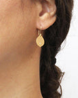  lotus petal earrings