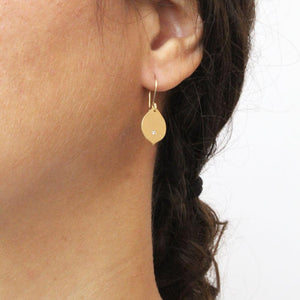  lotus petal earrings
