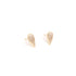 14k yellow gold with white diamonds pavé pod studs