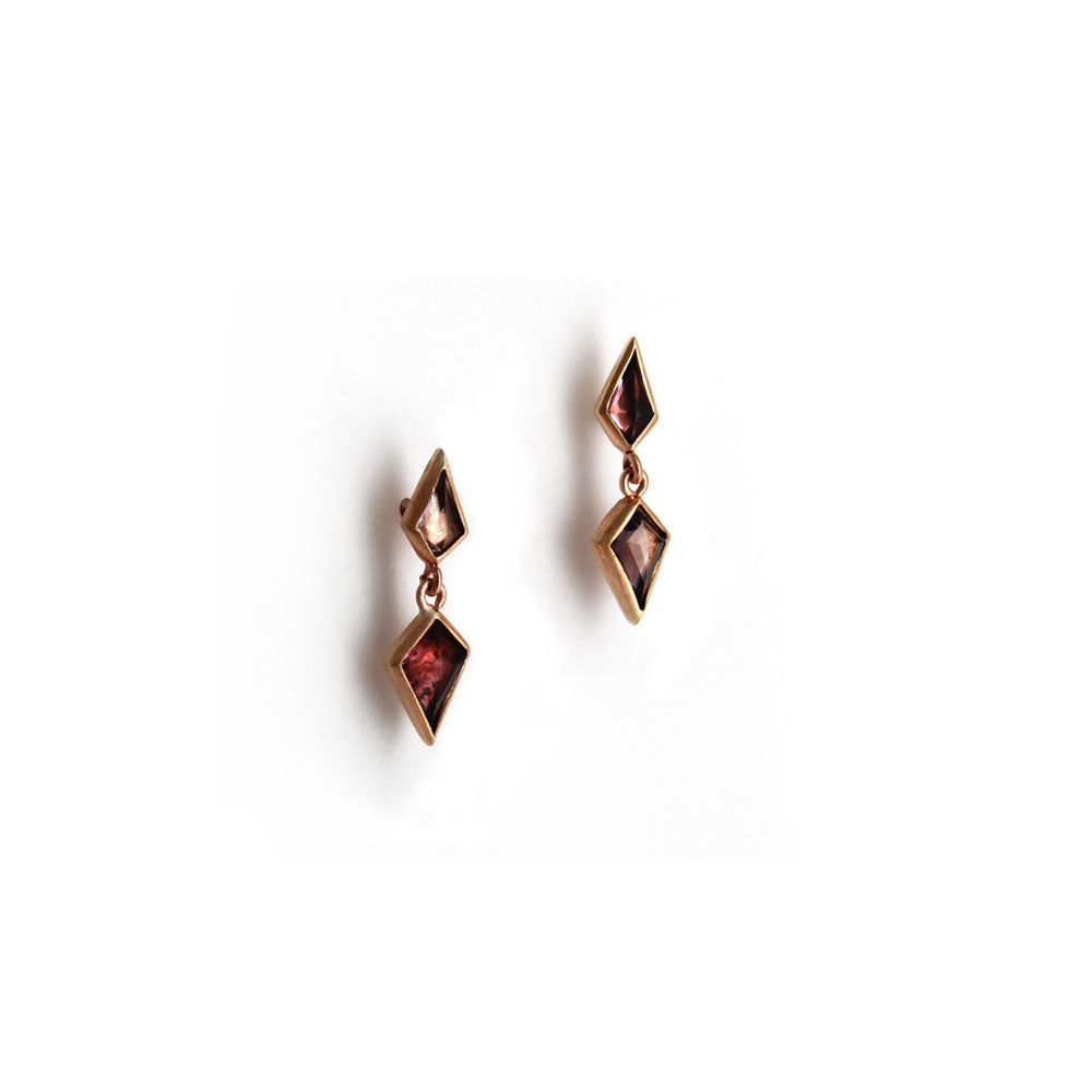  mirror spinel dangle earrings