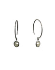  simple gray diamond earrings