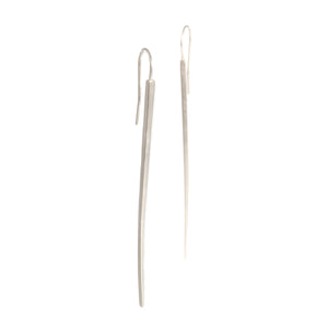 sterling silver long sliver earrings