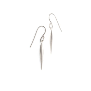 sterling silver - small swell dangle earrings