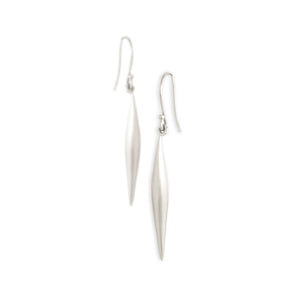 sterling silver - large swell dangle earrings