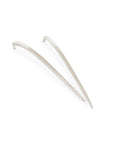 sterling silver curved stake studs