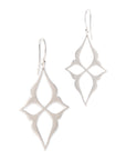 sterling silver arabesque star earrings