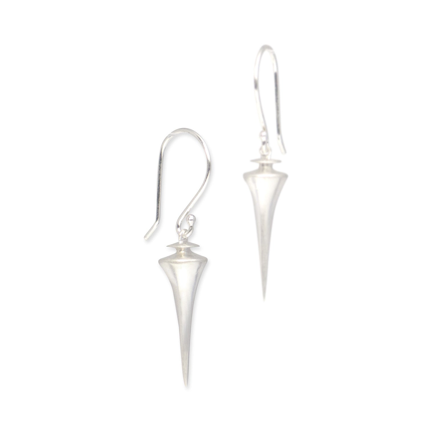 sterling silver plomb point earrings