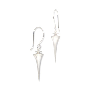 sterling silver plomb point earrings