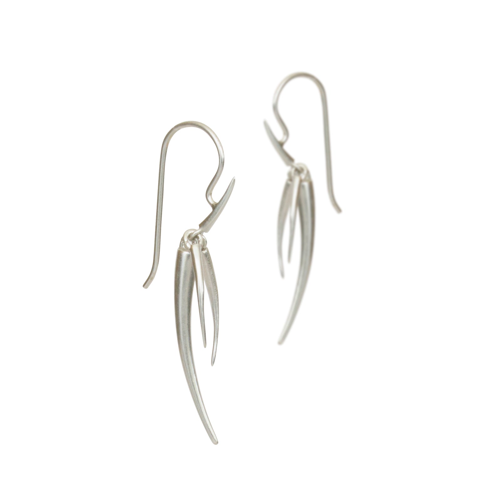 medium / sterling silver ankole tassle earrings