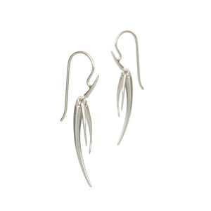medium / sterling silver ankole tassle earrings