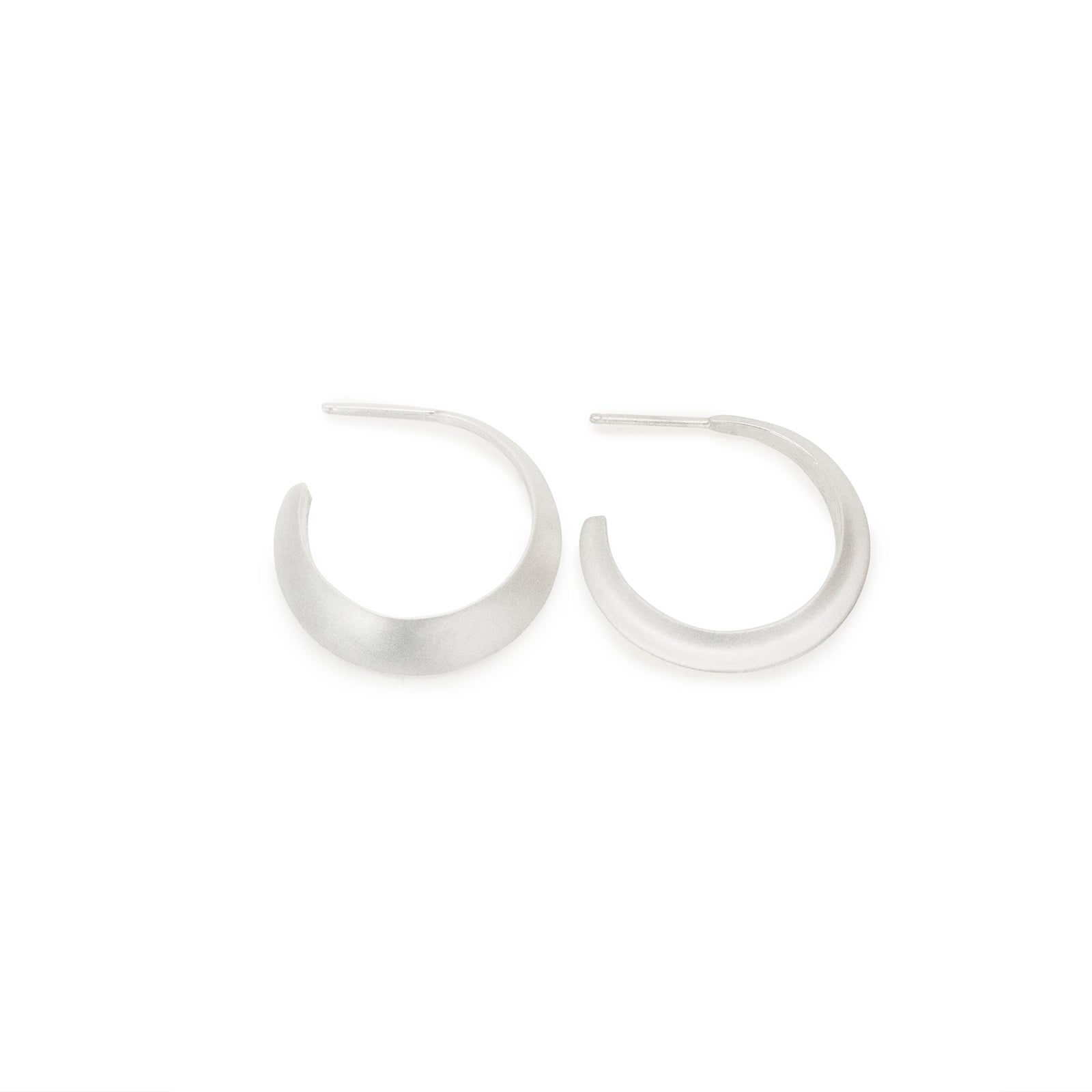 sterling silver minor eclipse hoops