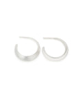 sterling silver minor eclipse hoops