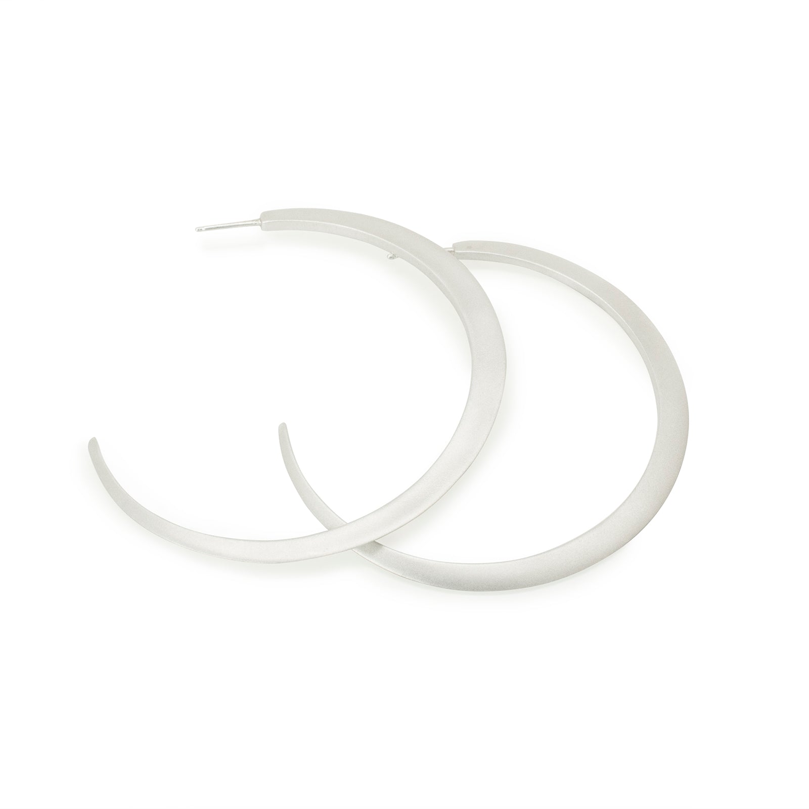 sterling silver major eclipse hoops