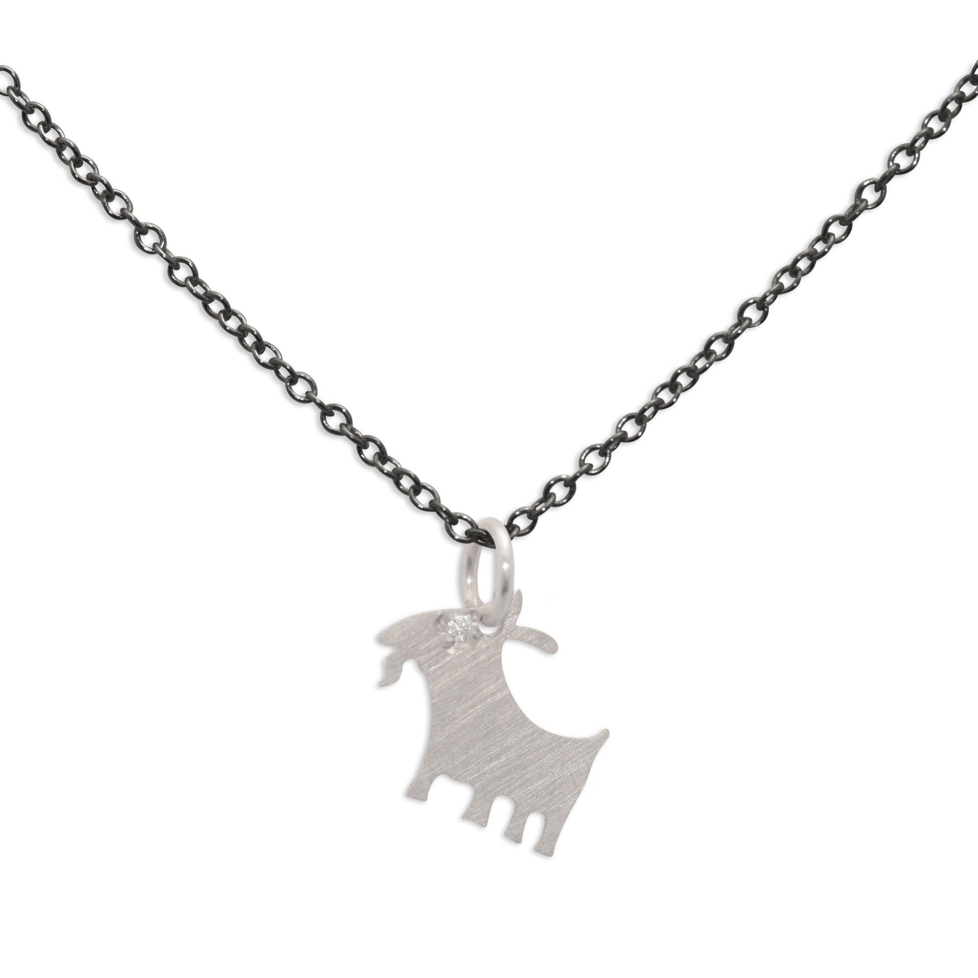 goat / sterling silver / oxidized silver chinese zodiac charms