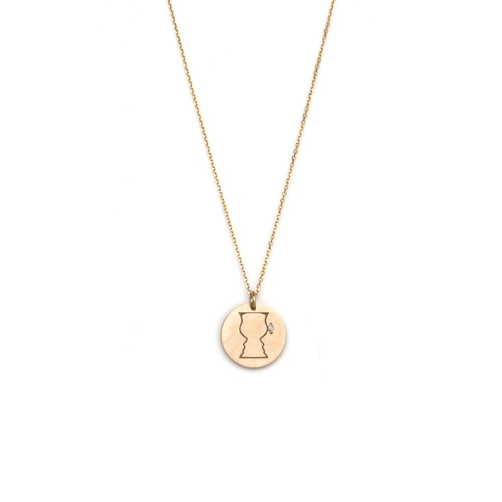 Gemini / 14k yellow gold / 14 karat gold zodiac charms -olde version