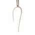14k yellow gold drawn pendant
