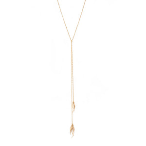 14k yellow gold ankole tassle sautoir