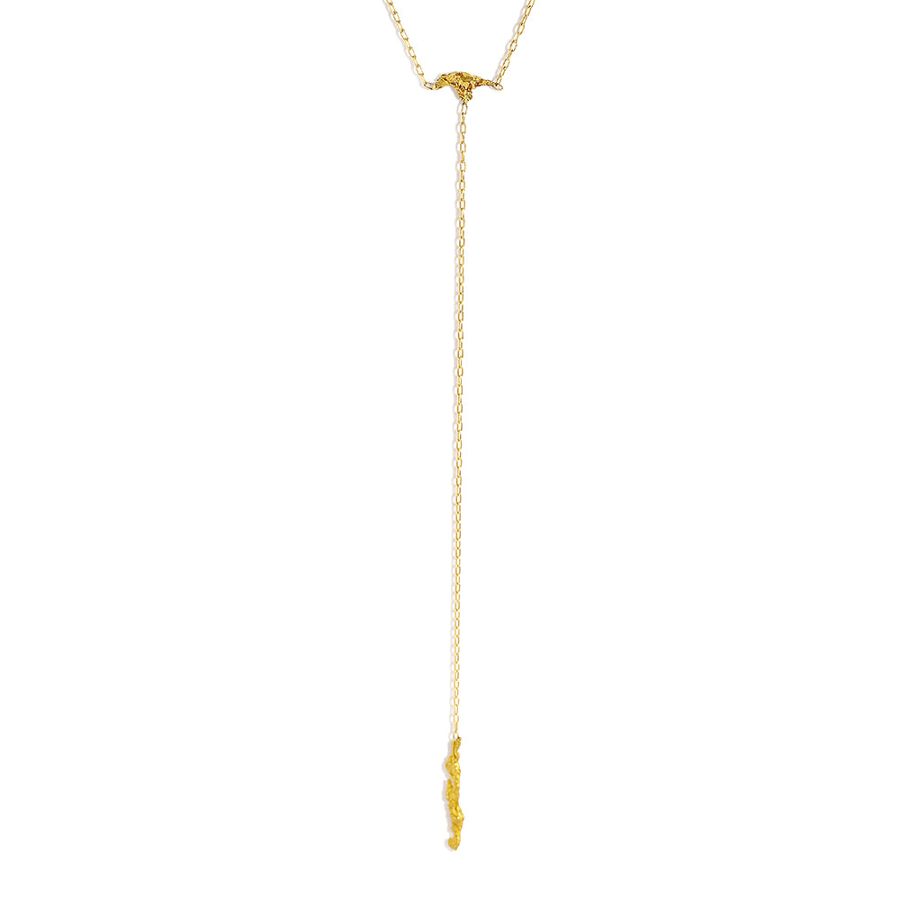  raw gold sautoir