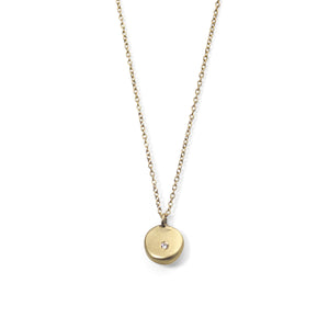  round wedge necklace