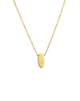 oval (21") diamond totem necklace