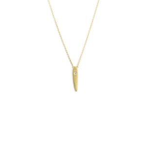 spear (20") diamond totem necklace