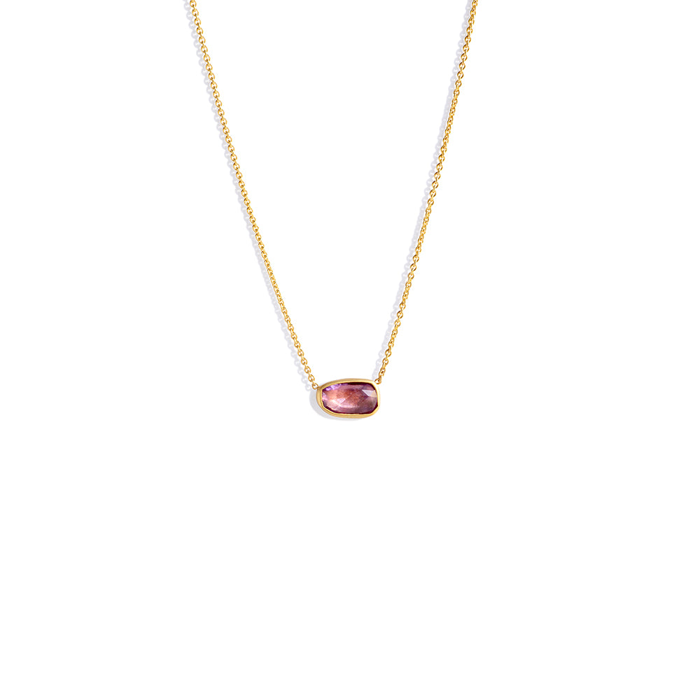  pink sapphire necklace