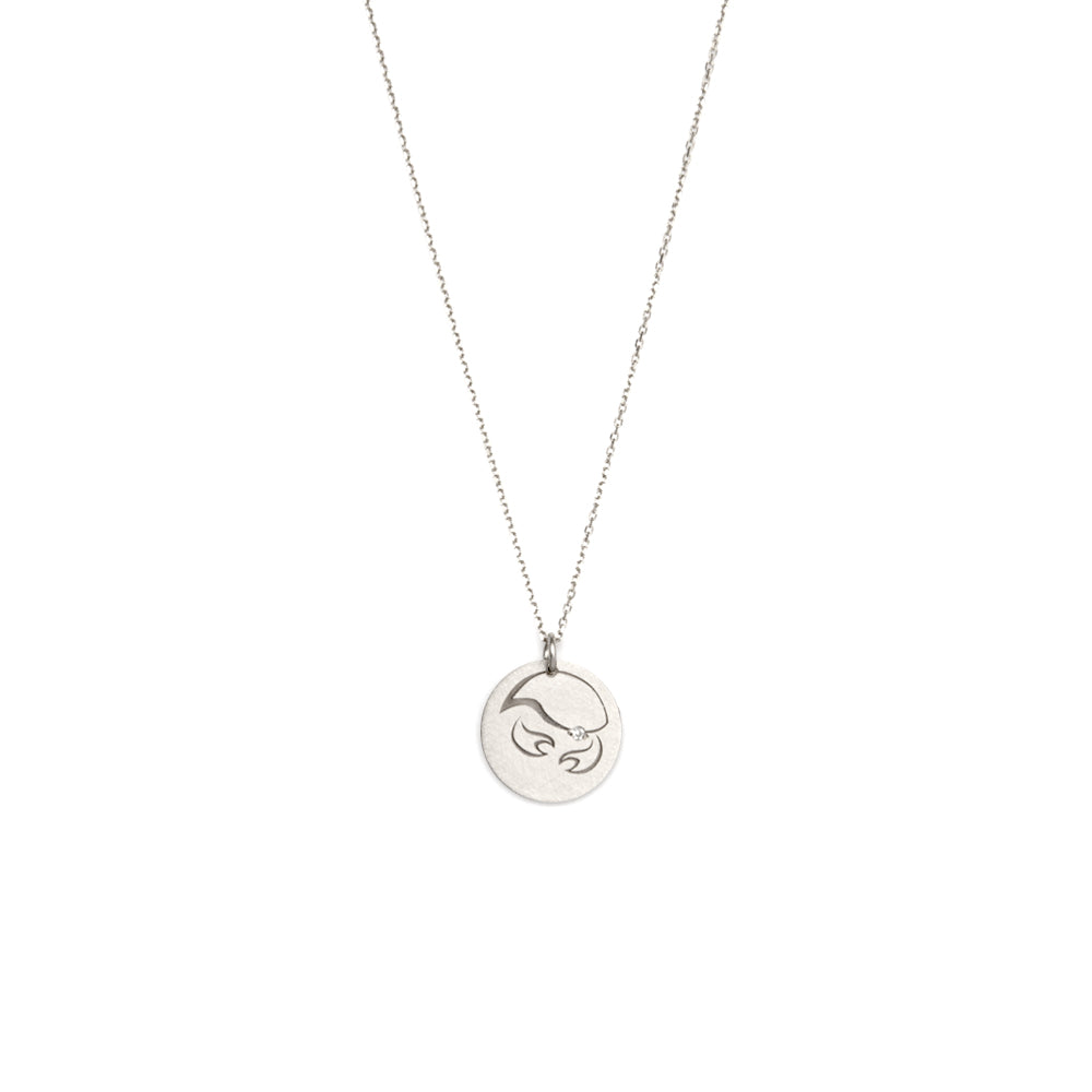 Cancer / sterling silver / sterling silver zodiac charms