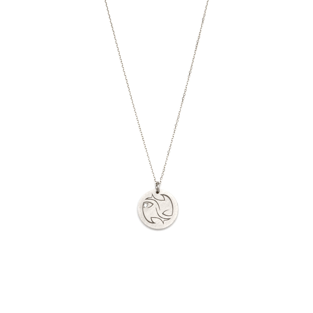 Pisces / sterling silver / sterling silver zodiac charms