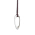 sterling silver long oculus amulet