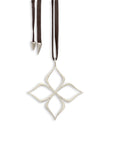 sterling silver arabesque star pendant