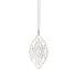 sterling silver / 27" sterling silver chain arabesque petal pendant
