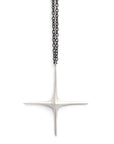 sterling silver large lis pendant