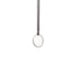 sterling silver small "o" necklace