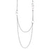 sterling silver small "o" scatter necklace