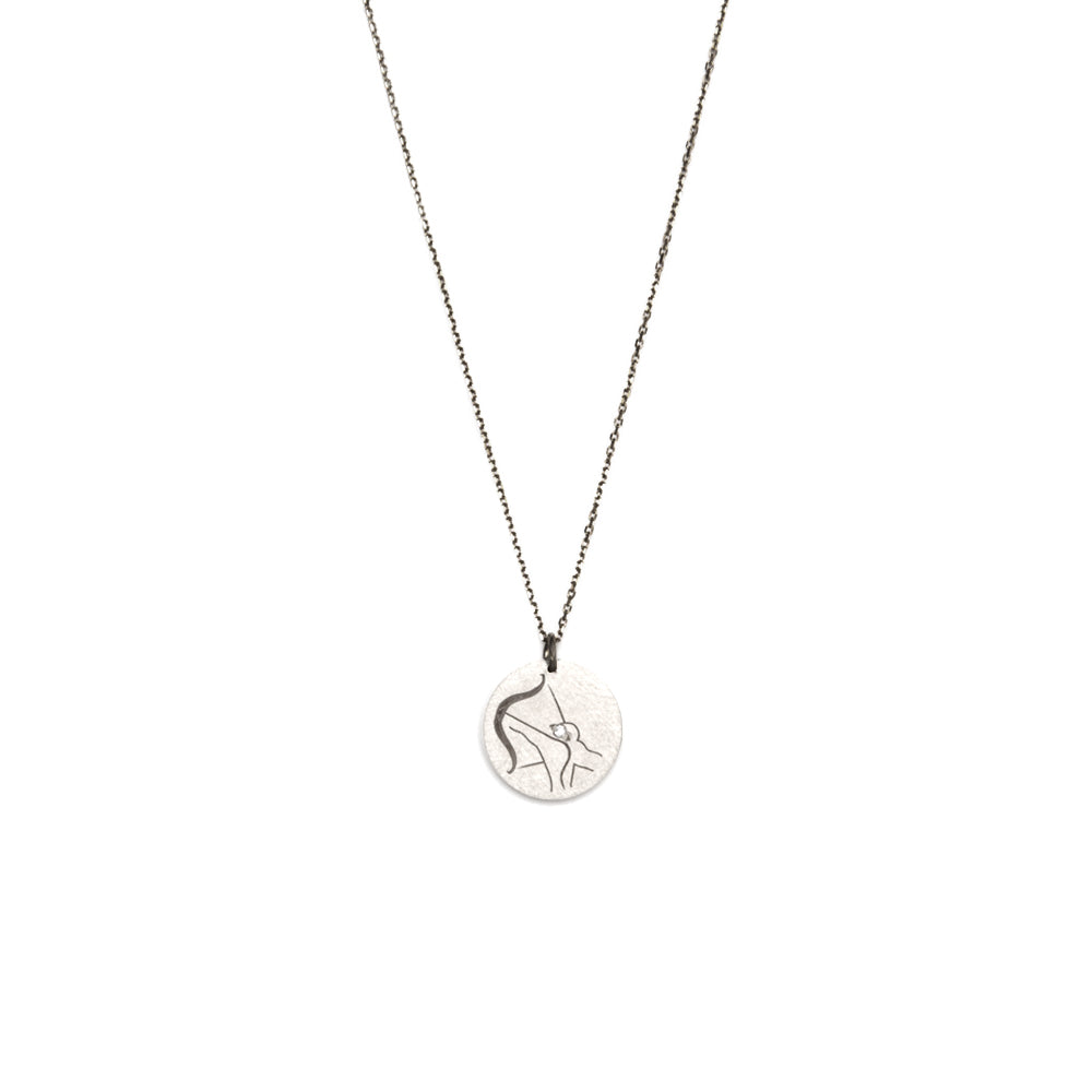 Sagittarius / sterling silver / oxidized sterling silver zodiac charms