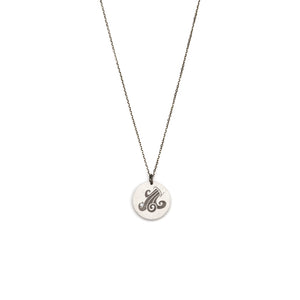 Aquarius / sterling silver / oxidized sterling silver zodiac charms