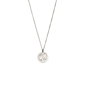 Pisces / sterling silver / oxidized sterling silver zodiac charms