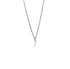 sterling silver/oxi chain vertical shard necklace