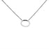 sterling silver floating torque pendant