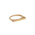bronze / beveled shard stacking rings