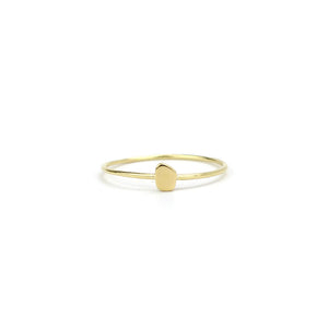 kernel / 18k yellow gold / 5 tiny totem stacking rings