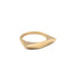 14k yellow gold / 6 peak ring