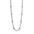 brown diamond stations necklace