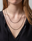  rough cut black diamond necklace