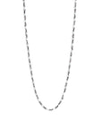  floating white diamond chain necklace