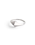 sterling silver / 5 small lis ring