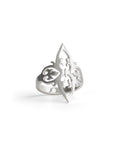 sterling silver / 5 arabesque cocktail ring