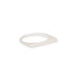 sterling silver / beveled shard stacking rings