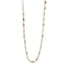18k yellow gold with brown diamonds icicle diamond chain necklace